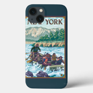 New YorkRiver Rafting Scene iPhone 13 Case