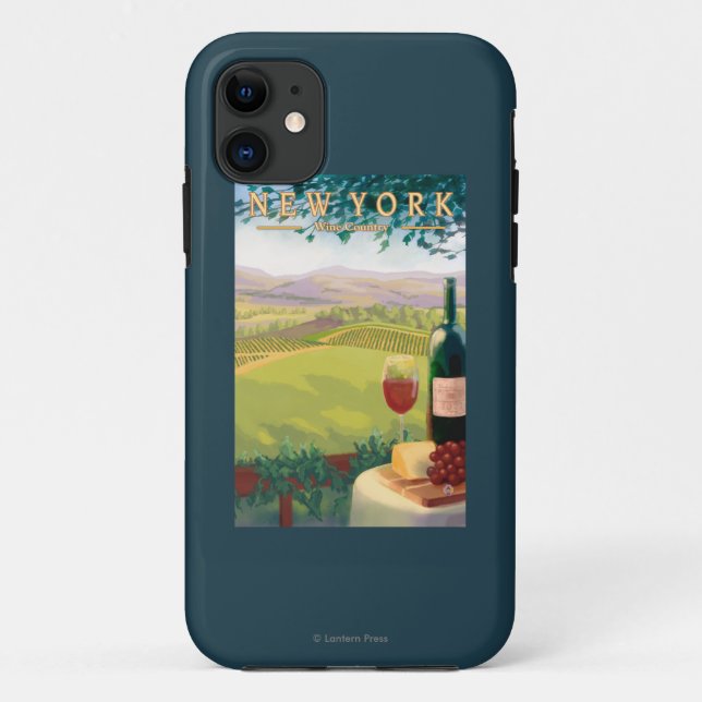 New YorkWine Country Scene Case-Mate iPhone Case (Back)