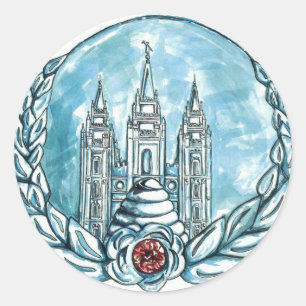 new young womens medallion sticker