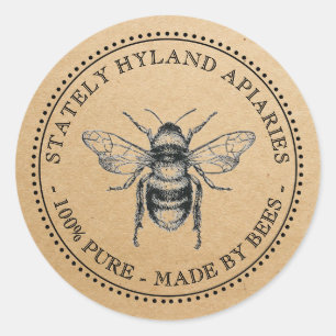 NEW Your Name Here Kraft Honey Jar Lid Label