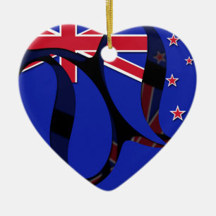 New Zealand #1 Ceramic Ornament