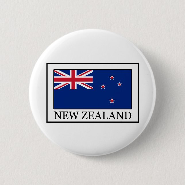 New Zealand 2 Inch Round Button (Front)