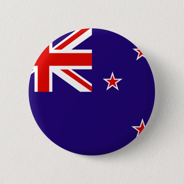 New Zealand 2 Inch Round Button (Front)