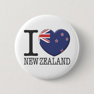 New Zealand 2 Inch Round Button