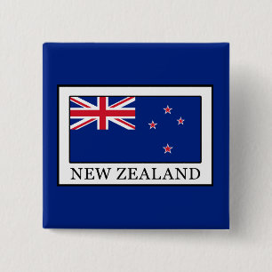 New Zealand 2 Inch Square Button