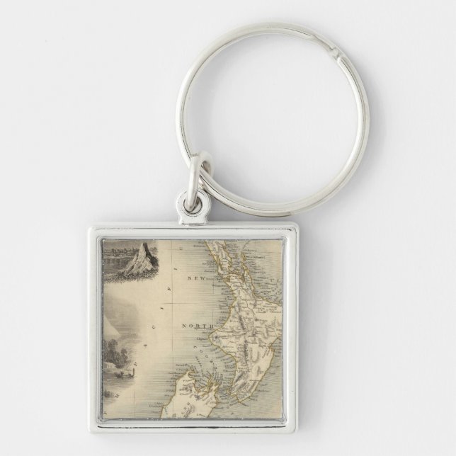 New Zealand 2 Keychain (Front)