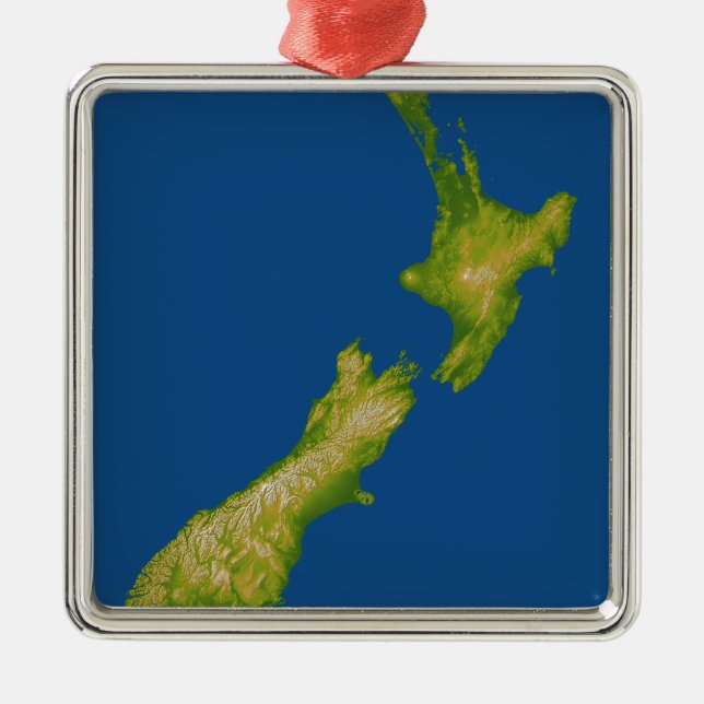 New Zealand 2 Metal Ornament (Front)