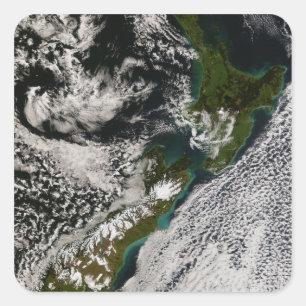 New Zealand 5 Square Sticker