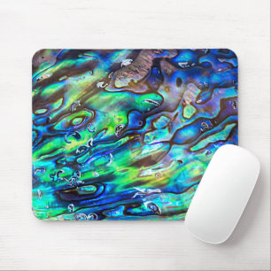 New Zealand Abalone Paua Shell Pattern 1 Mouse Pad