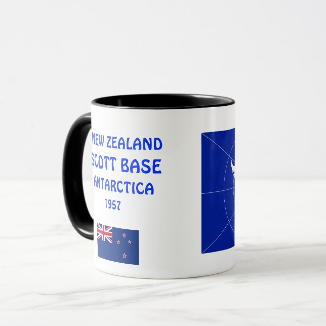 New Zealand Antarctica Scott Station Mug (Front Left)