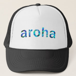 NEW ZEALAND AROHA LOVE PAUA TRUCKER HAT