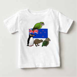 New Zealand Birdorables Baby T-Shirt