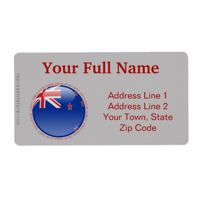 New Zealand Bubble Flag (Front)
