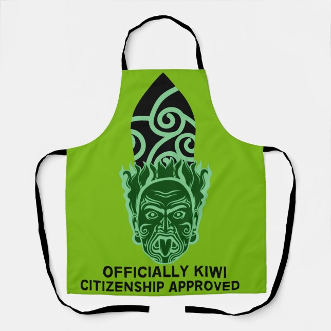 New Zealand Citizenship Gift | New Citizen | Kiwi  Apron (Front)