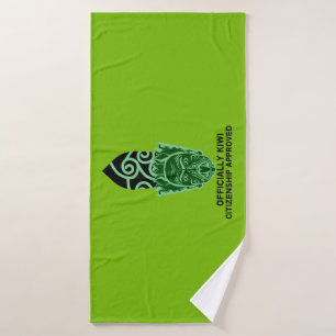 New Zealand Citizenship Gift New Citizen Kiwi Bath Towel