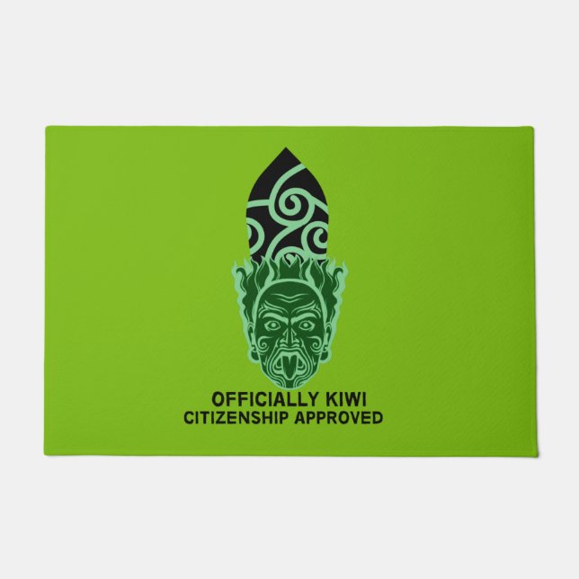 New Zealand Citizenship Gift | New Citizen | Kiwi  Doormat (Front)