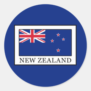New Zealand Classic Round Sticker