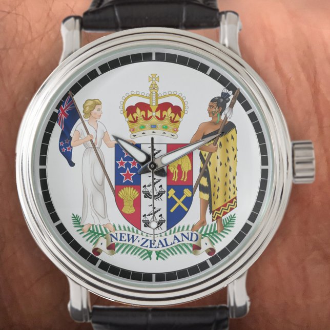 New Zealand Coat of Arms on a Watch (Creator Uploaded)