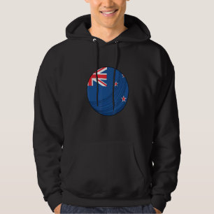 New Zealand Cricket Ball New Zealand People Cricke Hoodie