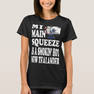 New Zealand Culture Girlfriend Wife Mate Matching  T-Shirt