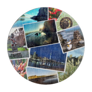 New Zealand Custom Photo Collage  Cutting Board
