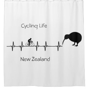 New Zealand Cycling Heartbeat Kiwi Bike Gift