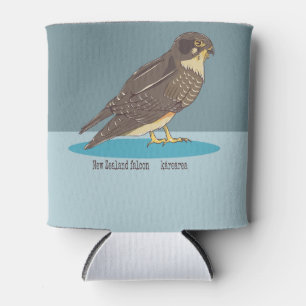 New Zealand Falcon Karearea Can Cooler