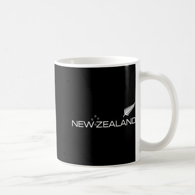 New Zealand Fern Flag Athletic Srts Style Tee  Coffee Mug (Right)