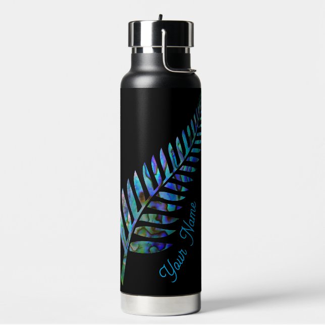 NEW ZEALAND FERN PAUA WATER BOTTLE (Left)