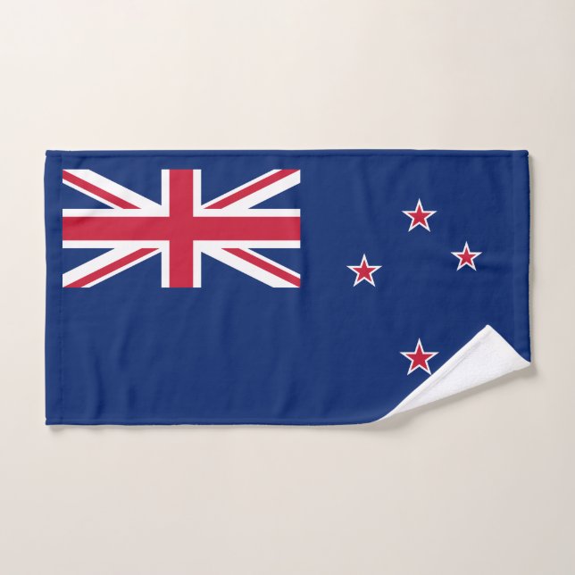 New Zealand Flag Bath Towel Set (Hand Towel)