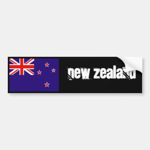 New Zealand flag bumper 2 Bumper Sticker