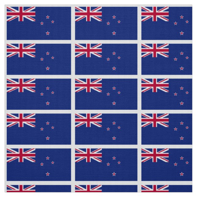 New Zealand Flag Fabric (Swatch)