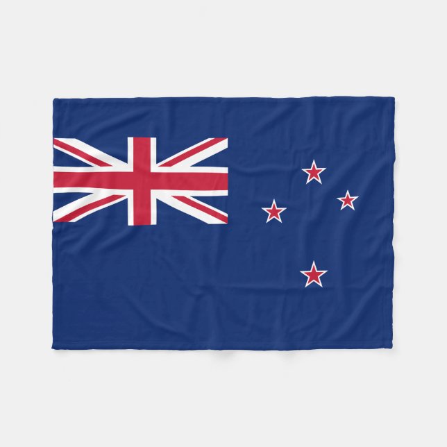 New Zealand Flag Fleece Blanket (Front (Horizontal))