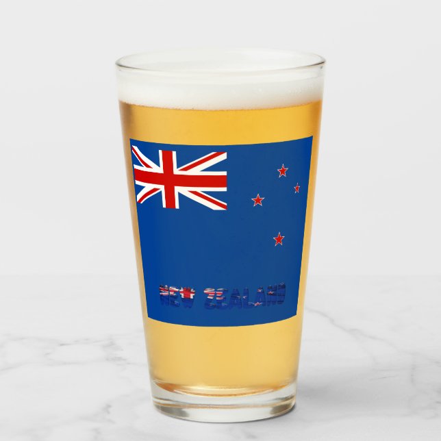New Zealand flag      Glass (Front Filled)