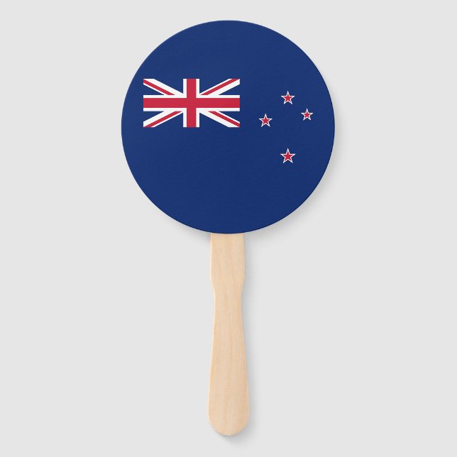 New Zealand Flag Hand Fan (Front)