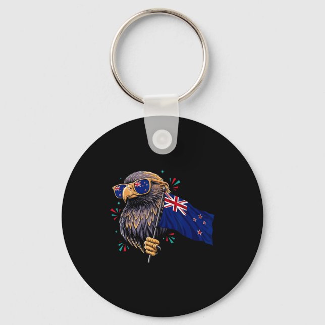 New zealand flag  keychain (Front)