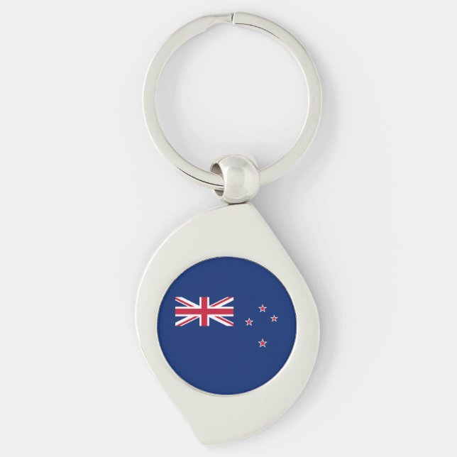 New Zealand Flag Keychain (Front)