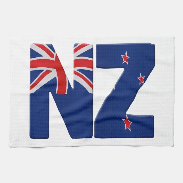 New Zealand flag Kitchen Towel (Horizontal)