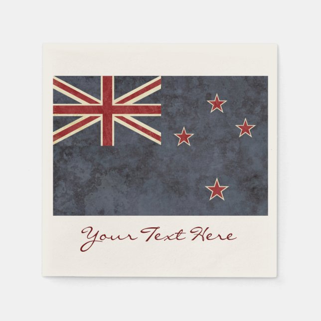New Zealand Flag Party Napkins (Front)