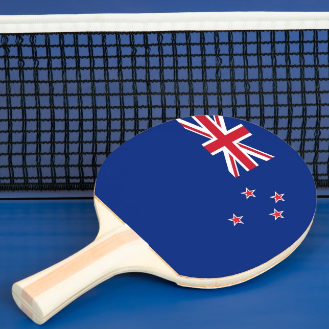 New Zealand flag Ping Pong Paddle (Insitu)