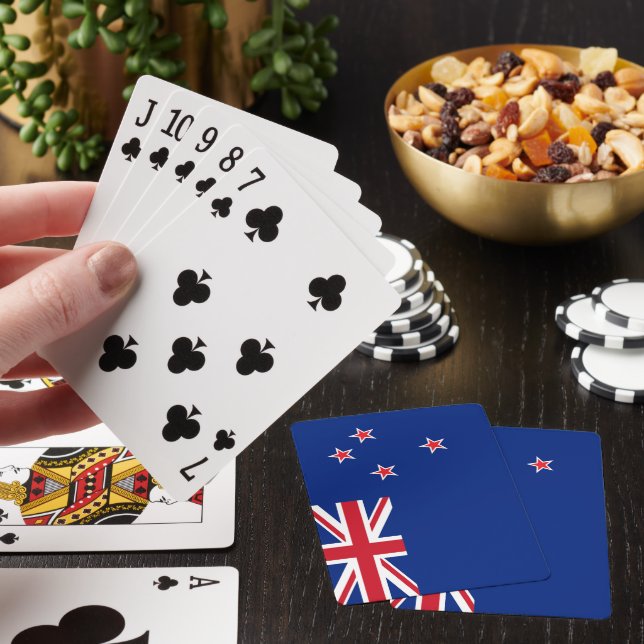 New Zealand flag Playing Cards (In Situ)