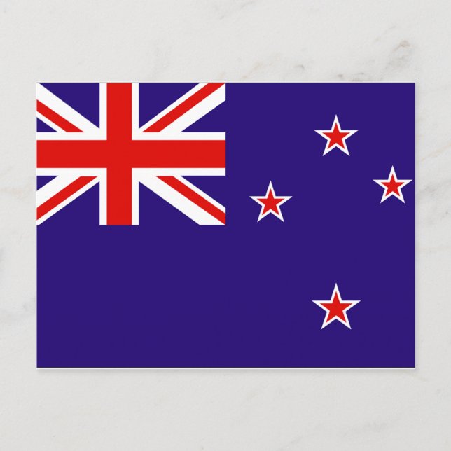 New Zealand Flag Postcard (Front)