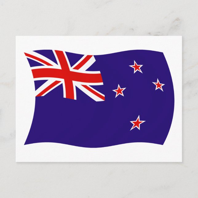 New Zealand Flag Postcard (Front)