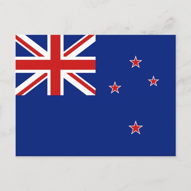 New Zealand Flag Postcard (Front)
