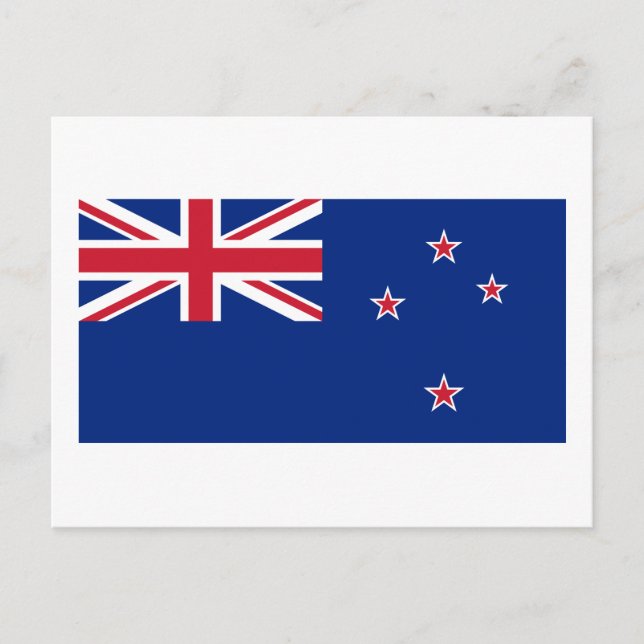 New Zealand Flag Postcard (Front)