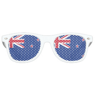 New Zealand Flag Retro Sunglasses
