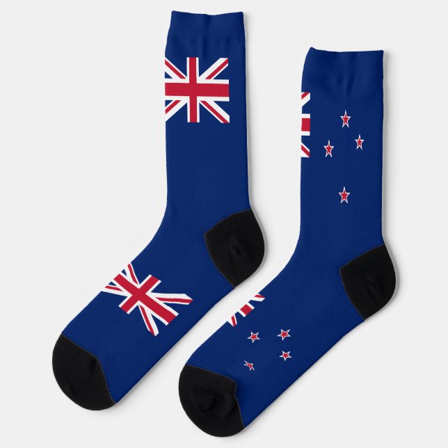 New Zealand Flag Socks (Left)