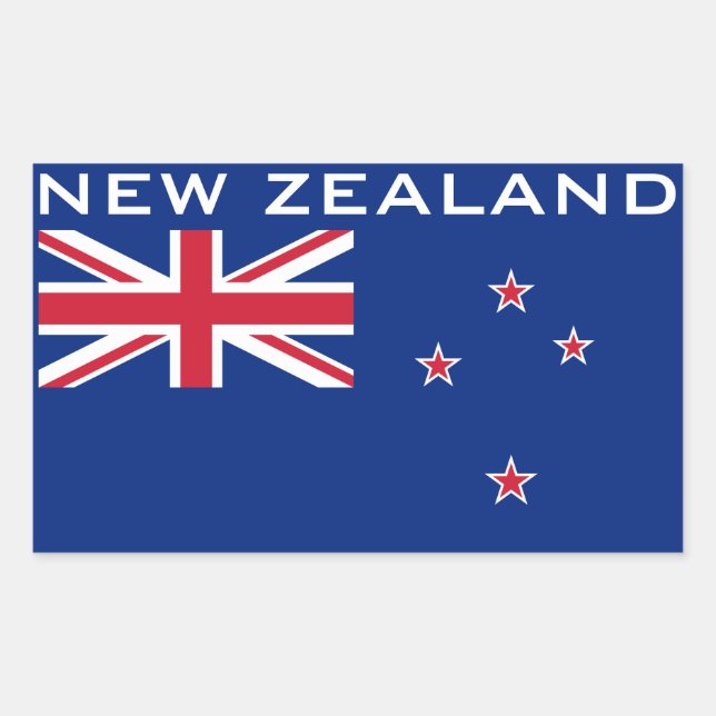 New Zealand flag Sticker (Front)