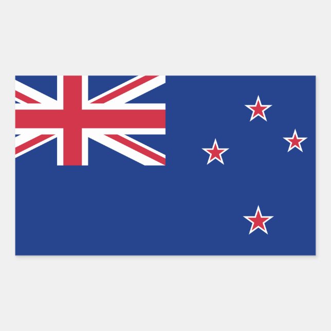New Zealand Flag Sticker (Front)
