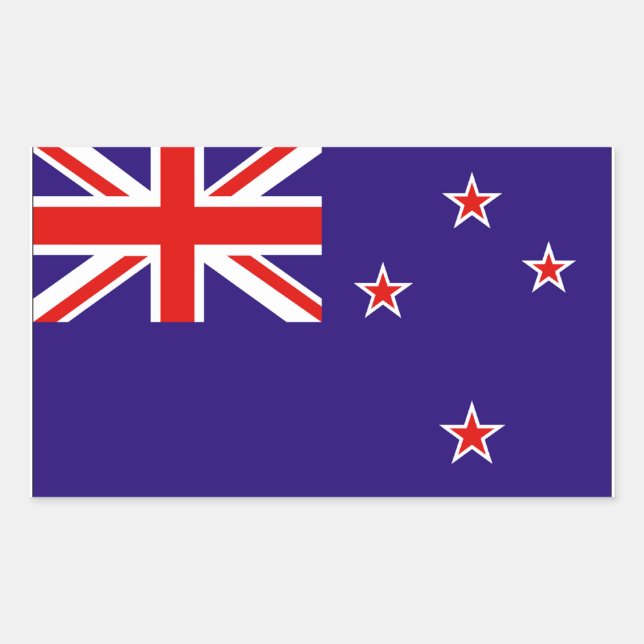 New Zealand Flag Sticker (Front)